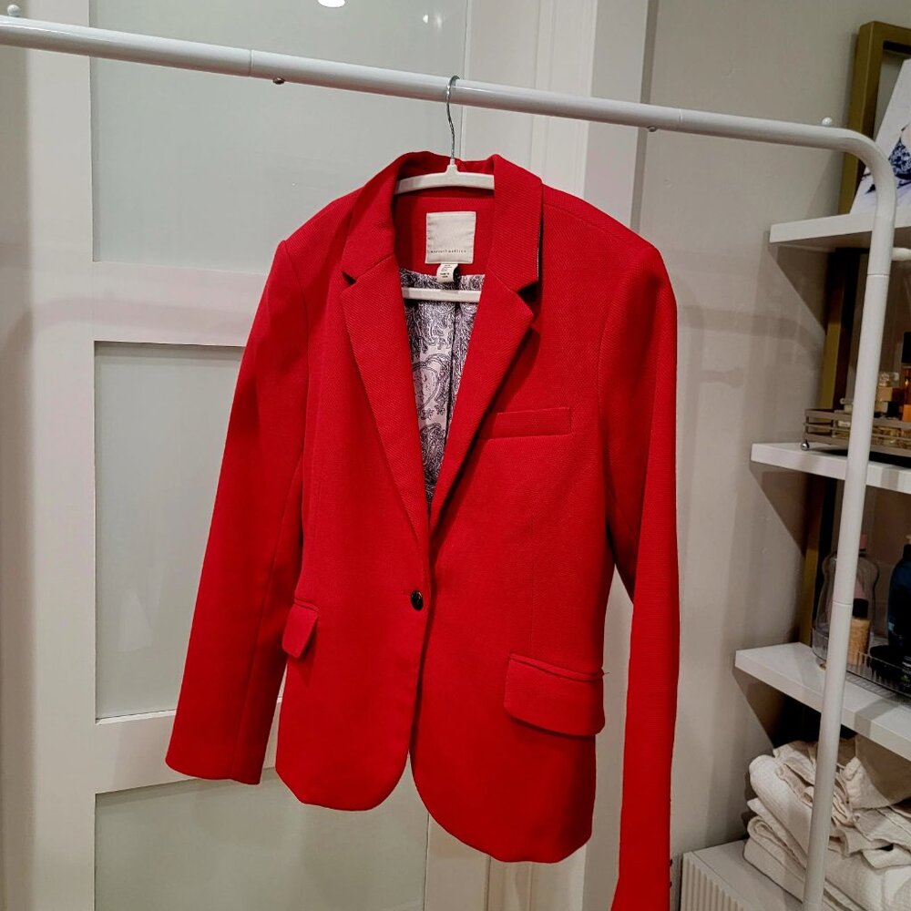 Women's Red Blazer